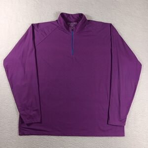 Purple Quarter-Zip Pullover